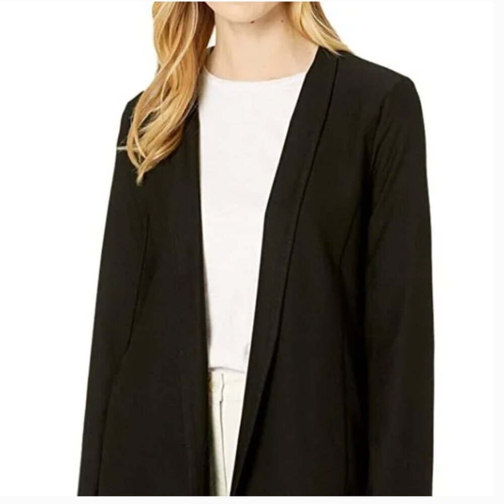 Eileen Fisher Open Front Black Blazer - Medium